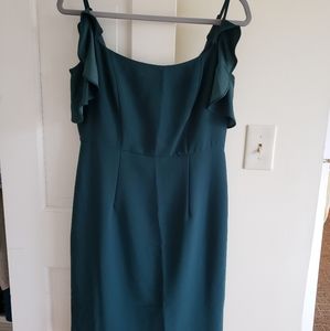 Nanette Lepore Emerald Flutter Sleeve Dress